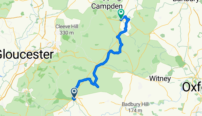 From Cirencester to Moreton-in-Marsh