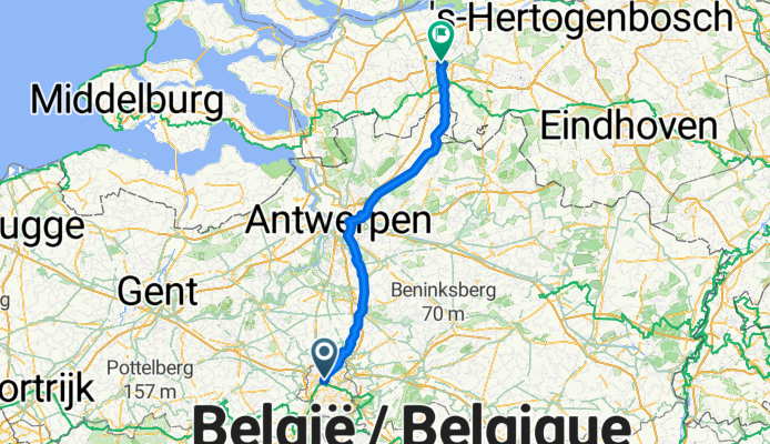 Diksmuidelaan, Brussel naar Stationsplein, Breda