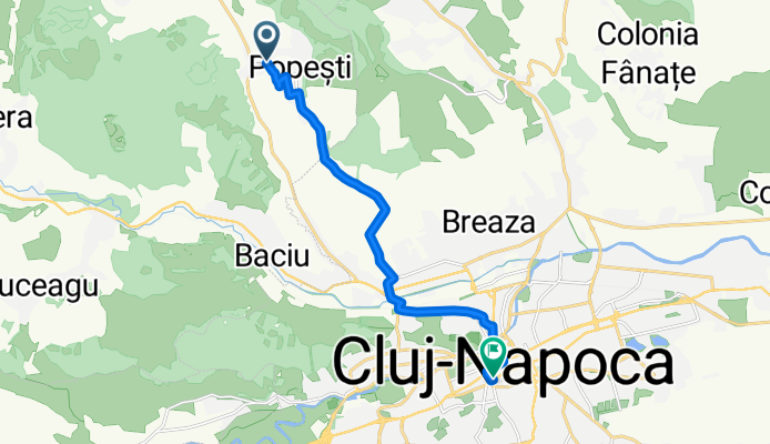 Entspannte Route