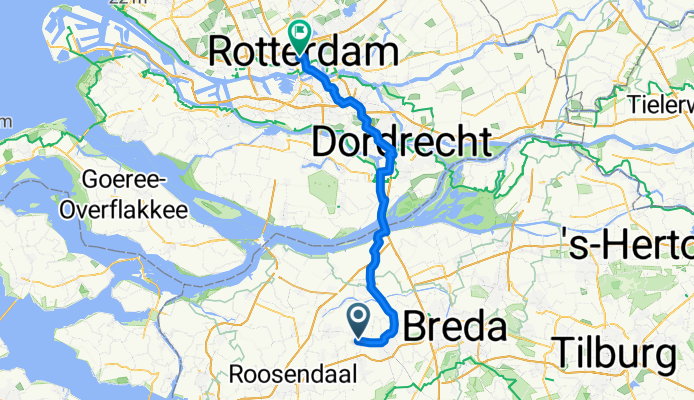 Akkerlingen, Hoeven naar Stationsplein, Rotterdam