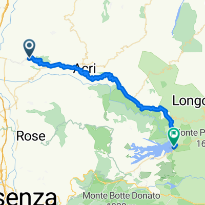 Piazza Riforma nach Ciclovia dei Parchi della Calabria