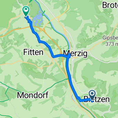 Bruchfelder Straße, Merzig nach Zum Schotzberg, Merzig
