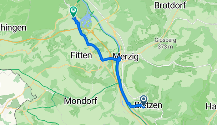 Bruchfelder Straße, Merzig nach Zum Schotzberg, Merzig