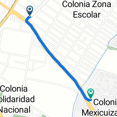 De Antonio Roanova MZ6 LT27 a Carretera Tenayuca Chalmita Col