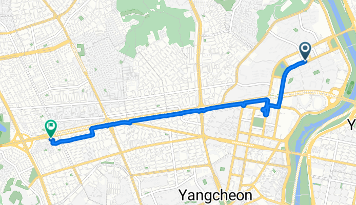 목동, 서울특별시에서 오목로3길, 서울특별시까지