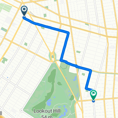 Flatbush Ave, New York to Lefferts Ave, New York