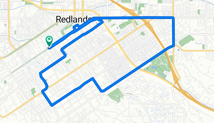 W Olive Ave, Redlands to W Olive Ave, Redlands