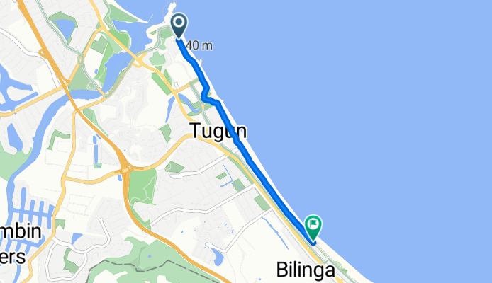 Pacific Pde, Currumbin to Golden 4 Dr, Bilinga