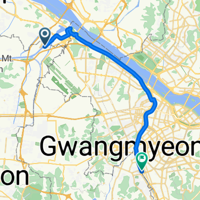 평동, 인천광역시에서 서부간선지하도로, 서울특별시까지