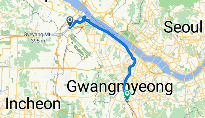 평동, 인천광역시에서 서부간선지하도로, 서울특별시까지