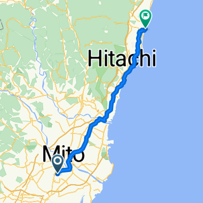 千波町, 水戸市へ有明町3丁目, 高萩市