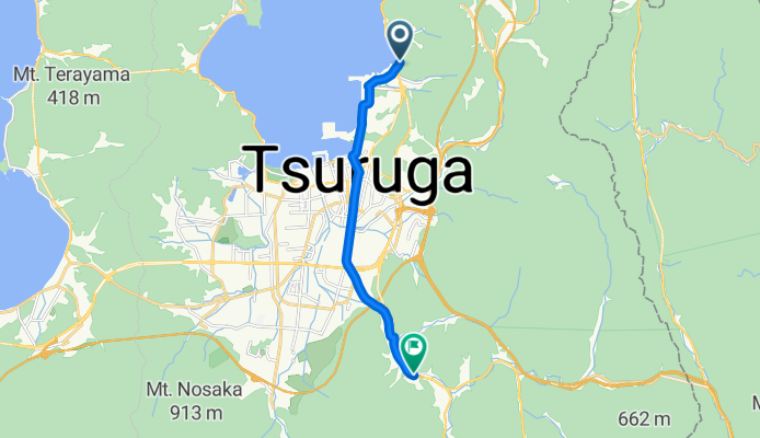 Akasaki, Tsuruga to 国道8号, Tsuruga