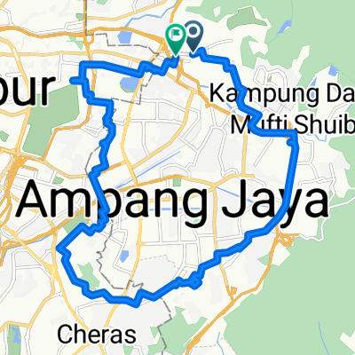 Lorong Kolam Air Lama to Jalan Kolam Air Lama
