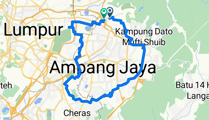 Lorong Kolam Air Lama to Jalan Kolam Air Lama