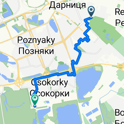 Сентябрьская улица, Киев до Софии Русовой улица, Киев