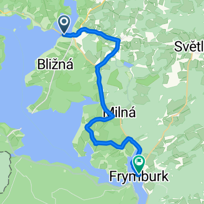 Černá v Pošumaví, Černá v Pošumaví nach Frymburk, Frymburk