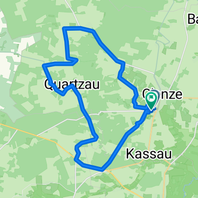 Route in Clenze