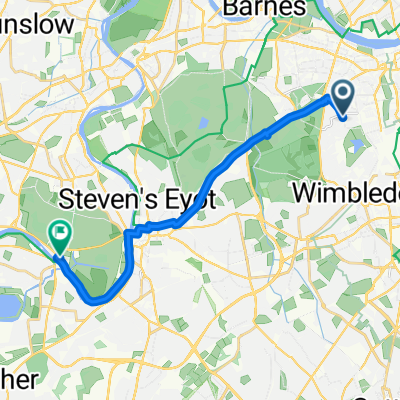 Southfields to Hampton Court Palace