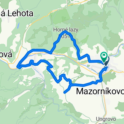 Trasa z Nám. gen. M. R. Štefánika