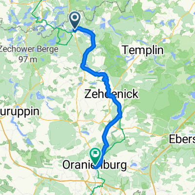 Von Fürstenberg/Havel bis Oranienburg