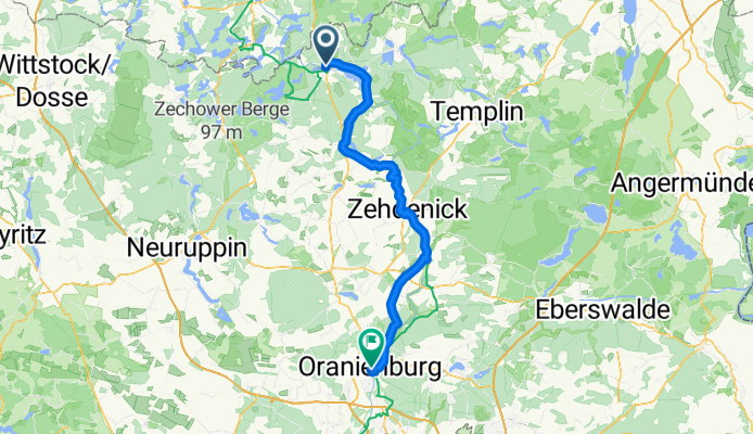 Von Fürstenberg/Havel bis Oranienburg