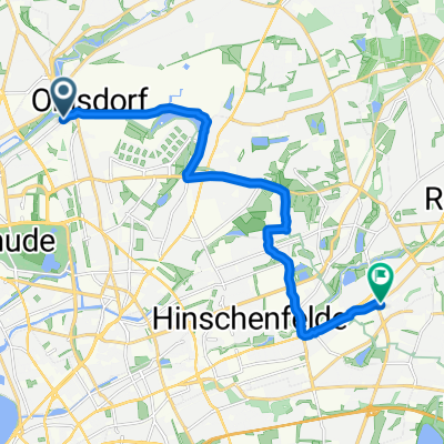 Alsterdorfer Straße, Hamburg nach Tonndorfer Hauptstraße, Hamburg
