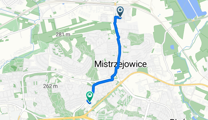osiedle Piastów do Osiedle Kombatantów
