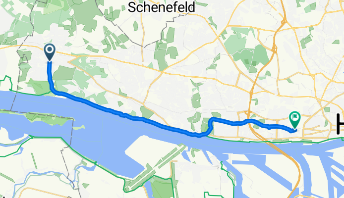 Hegelingenstieg, Hamburg nach Am Felde, Hamburg