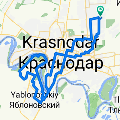 Боспорская улица, Краснодар до Боспорская улица, Краснодар