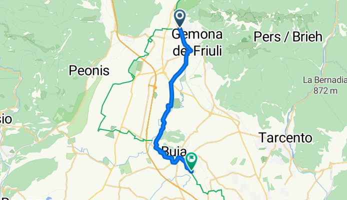 Via Bariglaria, Gemona del Friuli - Via Arba, Buja