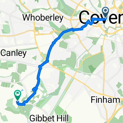 Town Wall Tavern to Leighfield Road