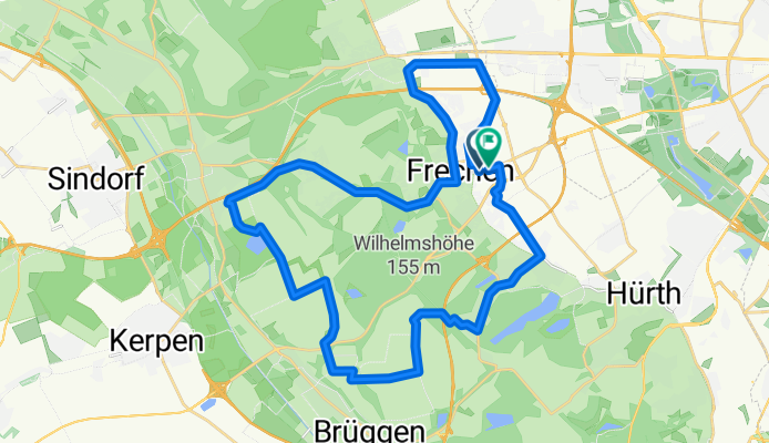 Route Hücheln-Benzelrath-Deutsche Fußball Route/NRW