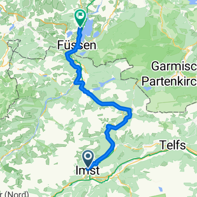 Von Imst bis Rieden am Forggensee