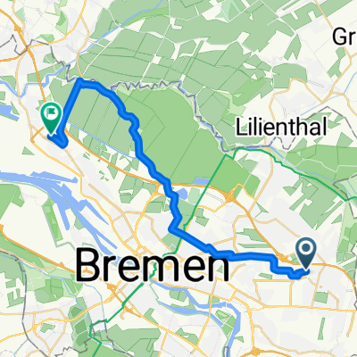Mülheimer Straße, Bremen nach Reiherstraße, Bremen