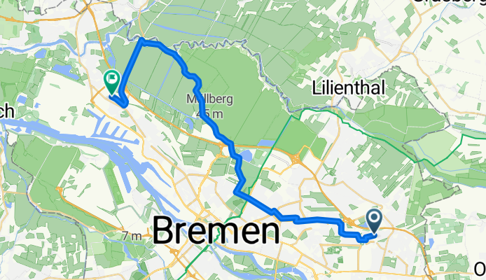 Mülheimer Straße, Bremen nach Reiherstraße, Bremen