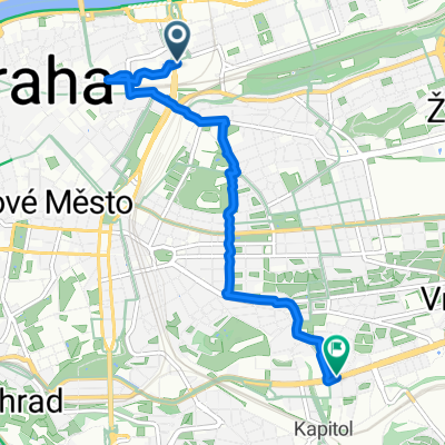 Křižíkova, Praha 8 do Přípotoční, Praha 10