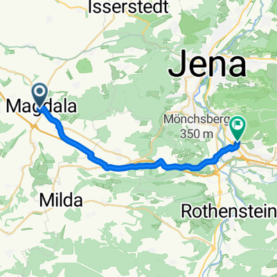 Ottstedter Straße, Magdala nach Paul-Schneider-Straße, Jena