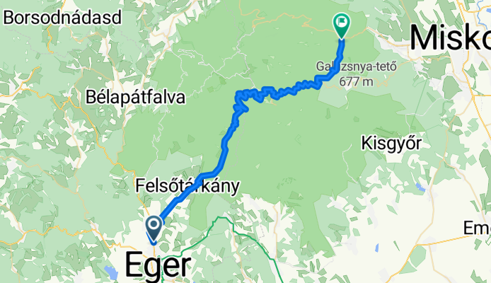 Eger - Erzsébet sétány