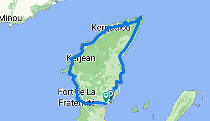 Route de la Fraternité, Roscanvel nach Route de Quelern, Roscanvel