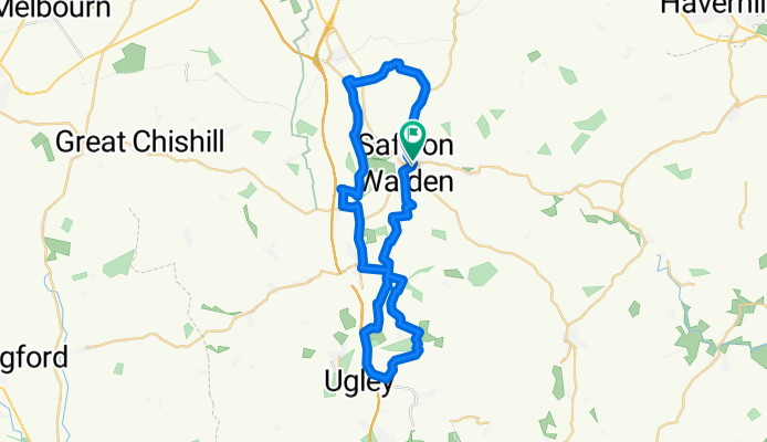 Farmadine Court, Saffron Walden to Farmadine, Saffron Walden