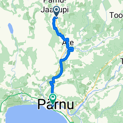Tallinna-Pärnu-Ikla tee, Tarva to Keskväljak, Pärnu