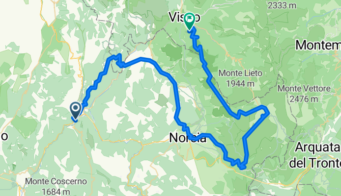 Cerreto di Spoleto - Visso