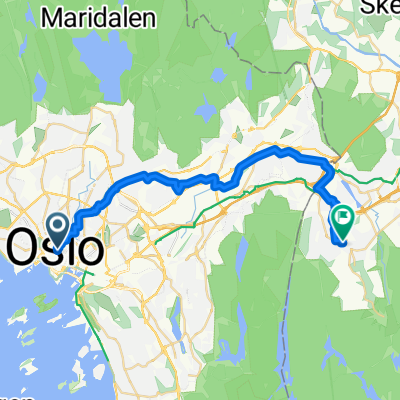 Grensen, Oslo to Bjarne Haugens gate, Finstadjordet