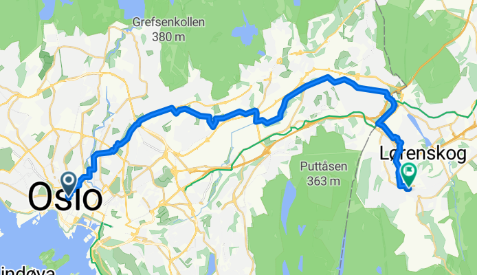 Grensen, Oslo to Bjarne Haugens gate, Finstadjordet