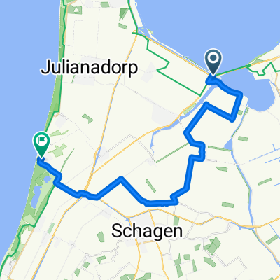 Balgzanddijk nach Schoolstraat Callantsoog