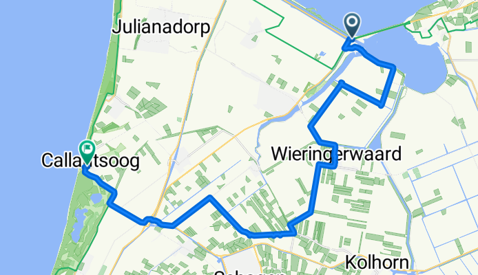 Balgzanddijk nach Schoolstraat Callantsoog
