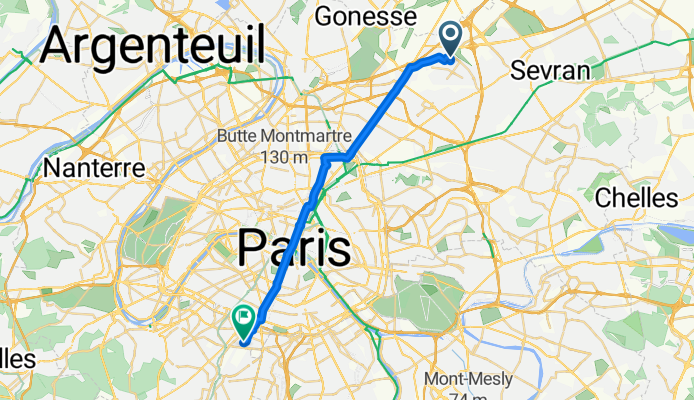 Rue Victor Basch, Le Blanc-Mesnil à Rue Corneille, Montrouge