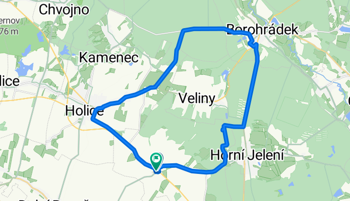 Jelení les, Borohrádek, Holice