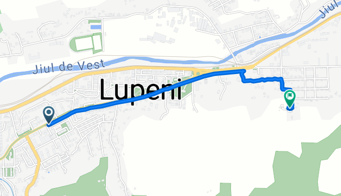 Strada Tudor Vladimirescu 1-37 to Strada Ilie Pintilie