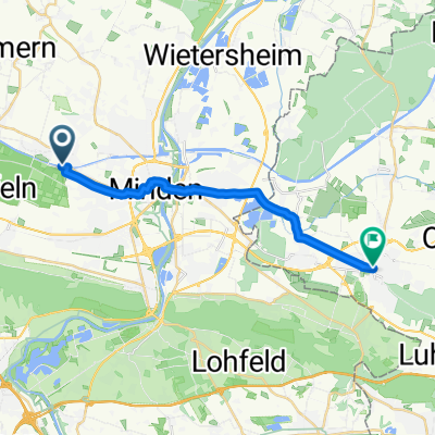 Am Hahler Hafen nach Lange Straße